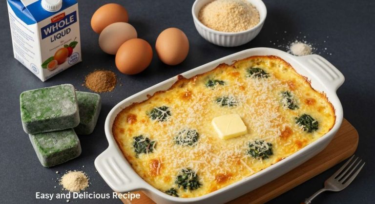 Gratin d'épinards aux œufs : recette facile et savoureuse