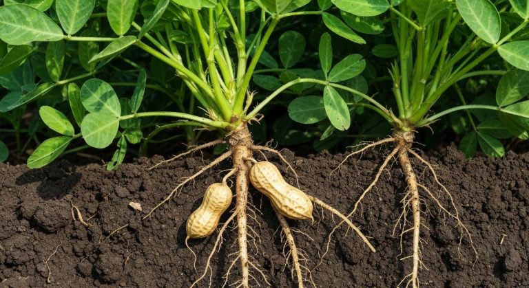 La plupart des gens ignorent que l'arachide pousse sous terre
