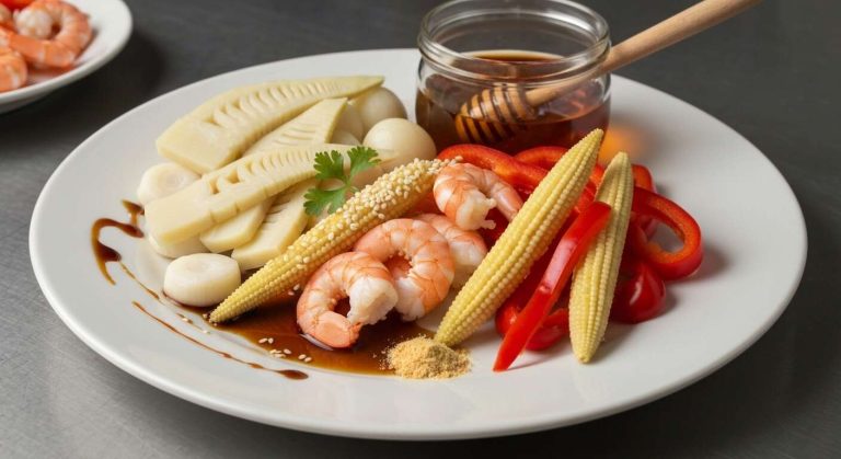 Crevettes sautées bio aux légumes croquants : recette savoureuse