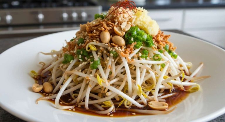 Salade chinoise de germes de soja : recette savoureuse et facile