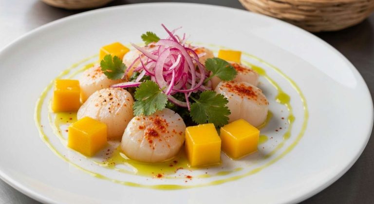 Recette de ceviche de Saint-Jacques