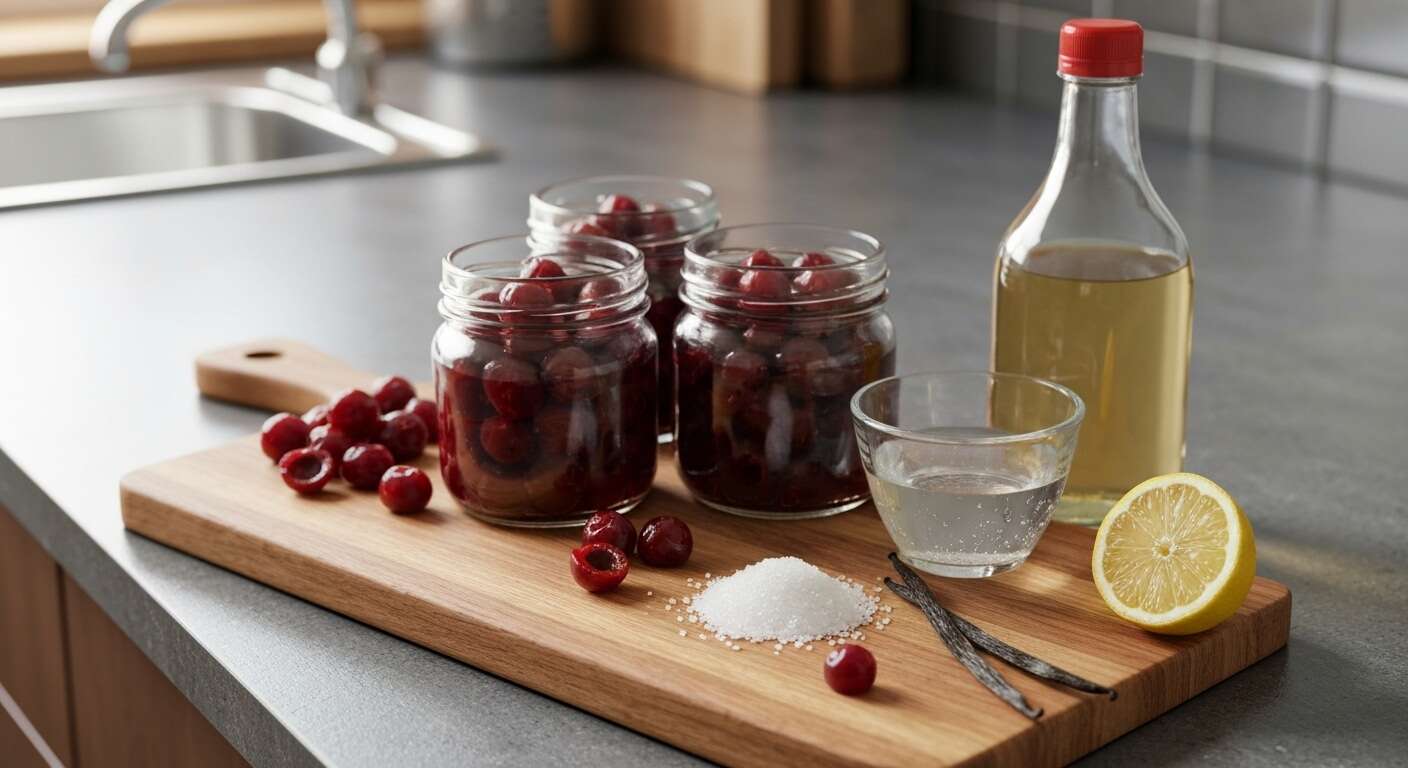 Recette facile de cerises confites maison