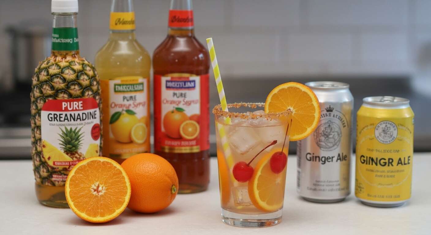 Cendrillon : cocktail sans alcool rafraîchissant