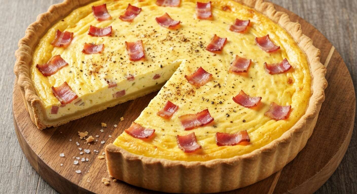 Quiche Lorraine Légère : recette Facile et Savoureuse