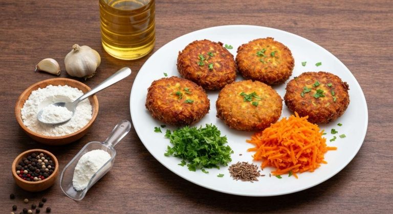 Galettes de carottes râpées faciles et goûteuses