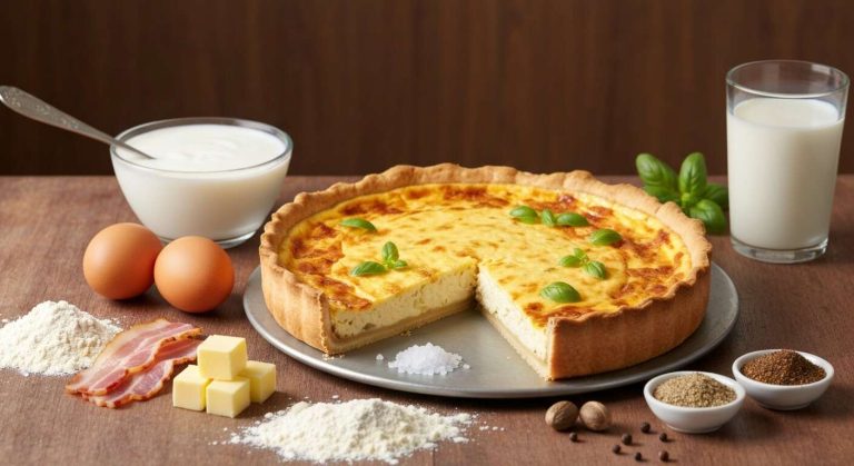 Quiche Lorraine Légère au Fromage Blanc