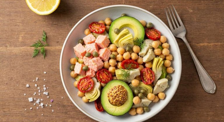 Recette minceur : salade de saumon et avocats