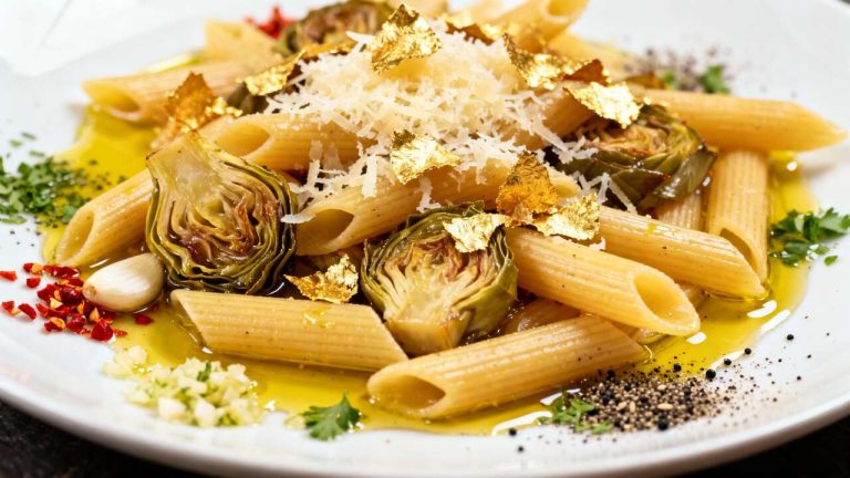 Penne aux artichauts et parmesan : recette savoureuse