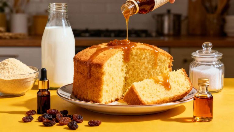 Gâteau de semoule simplissime : recette facile et rapide