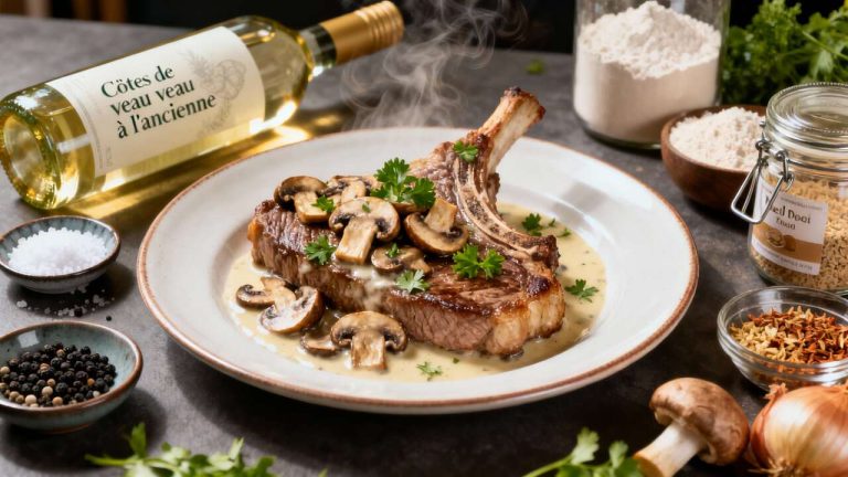 Côtes de veau à l&rsquo;ancienne : recette savoureuse et traditionnelle