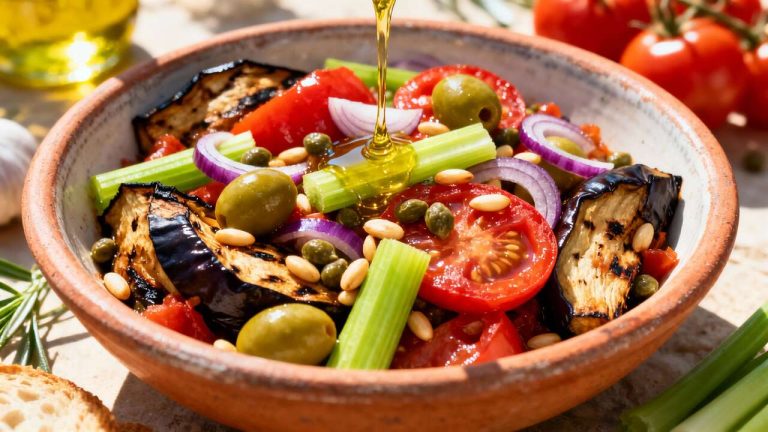 Recette de Caponata Sicilienne : délice Méditerranéen