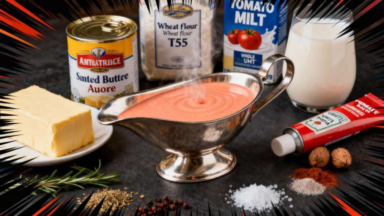 Recette facile de sauce Aurore