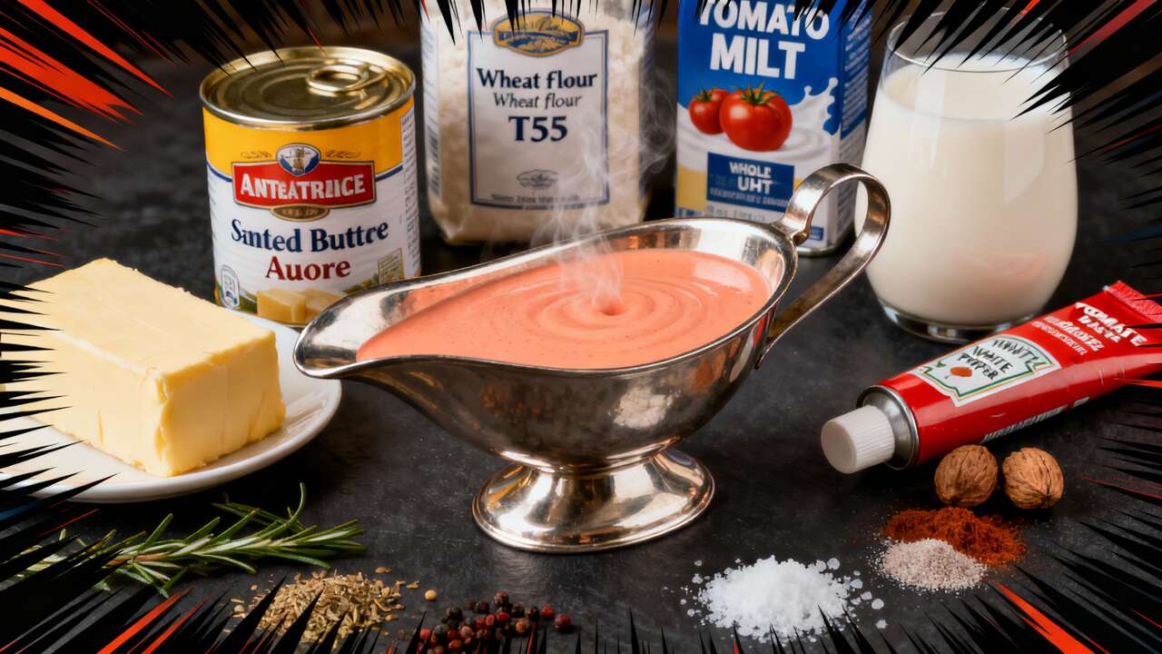 Recette facile de sauce Aurore