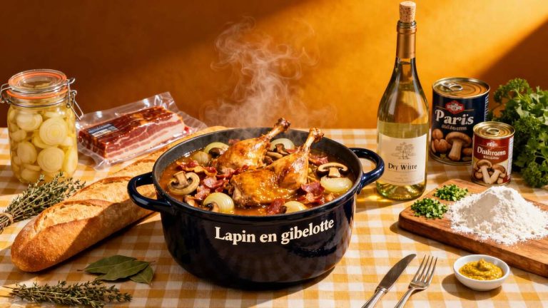 Recette de lapin en gibelotte d&rsquo;antan