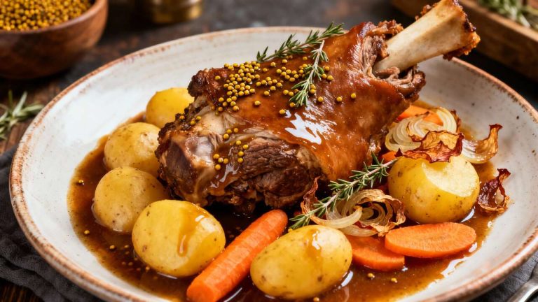 Jarret de porc et pommes de terre au Cookeo : recette savoureuse