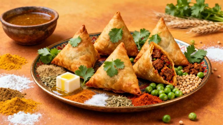 Samoussas indiens à la viande : recette authentique et facile