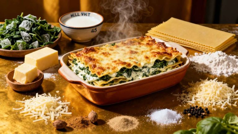 Recette de Lasagnes aux Épinards Maison