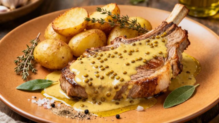 Palette de porc à la moutarde au Cookeo : recette savoureuse