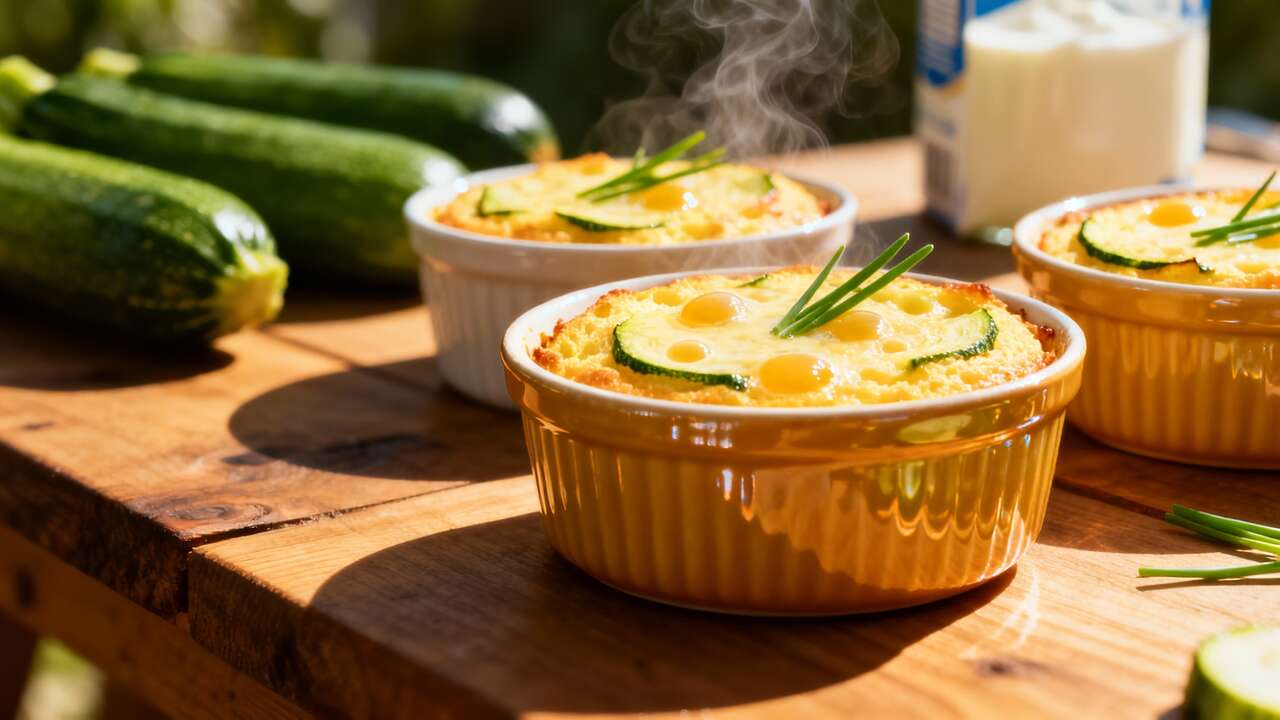 Flan de courgette au Thermomix : recette facile et rapide