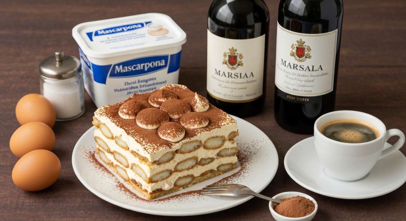 Tiramisu au Marsala : recette Authentique et Gourmande