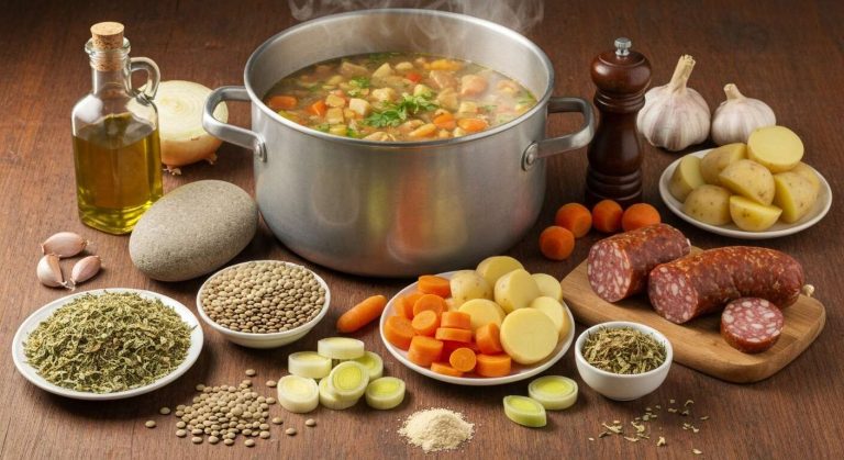 Recette authentique de la soupe au caillou