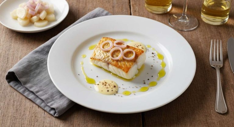 Dos de cabillaud au beurre blanc : recette savoureuse
