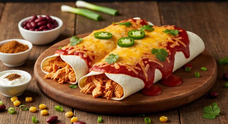 Recette d'enchiladas au poulet mexicain