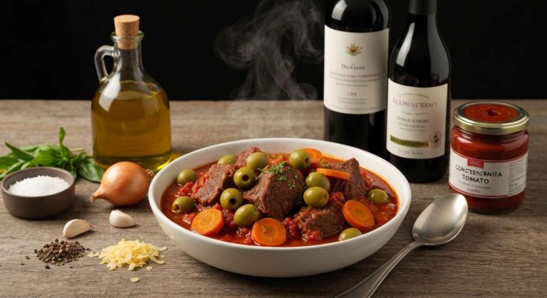 Bœuf aux olives : recette savoureuse et facile à préparer