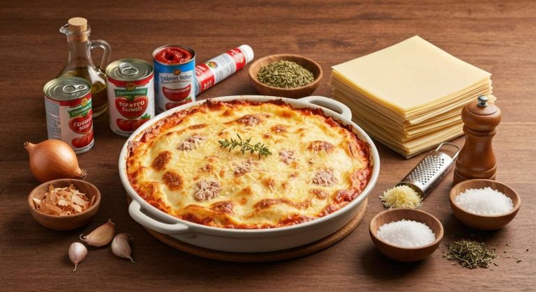 Lasagnes au thon : recette savoureuse et facile