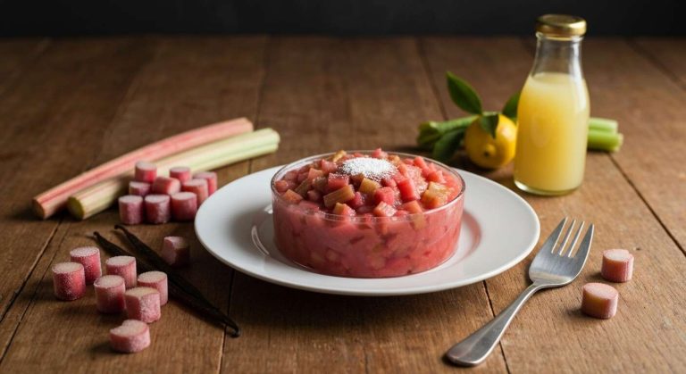 Compote de Rhubarbe au Thermomix : recette Facile et Rapide