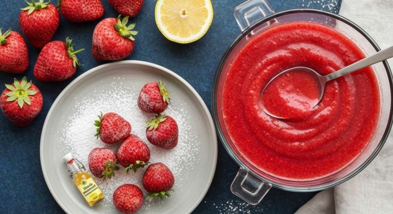 Coulis de Fraises Facile au Thermomix