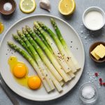 Asperges à la sauce mousseline