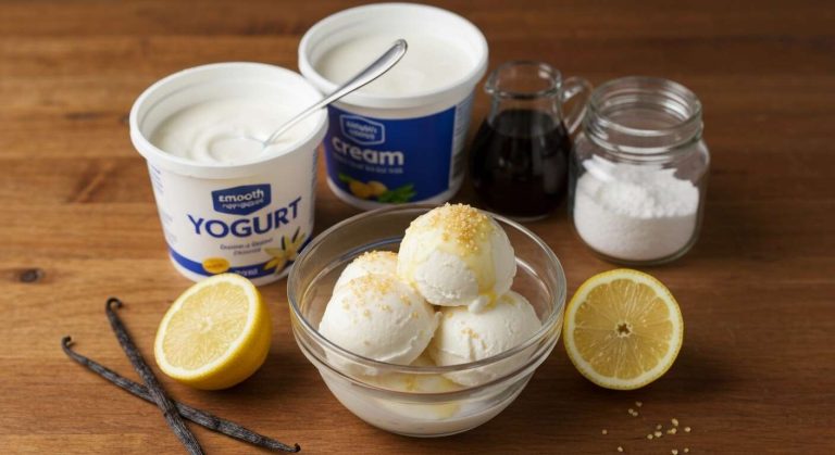 Glace au fromage blanc maison : recette facile et rafraîchissante