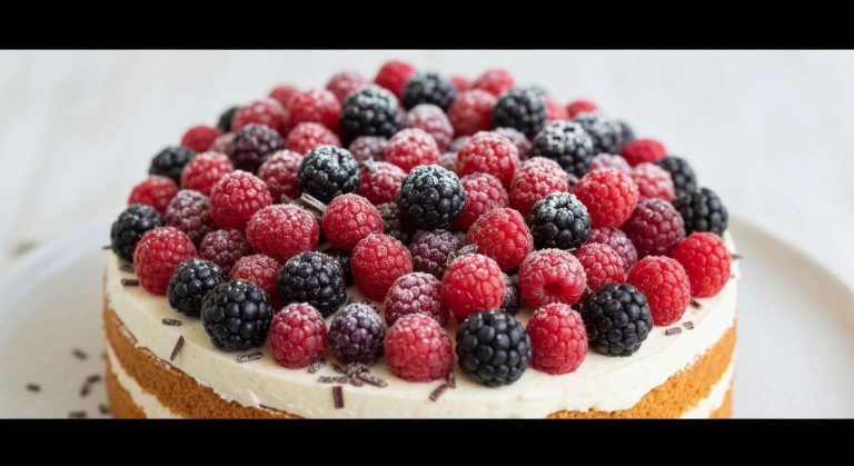 Bûche légère aux fruits rouges : recette gourmande et facile