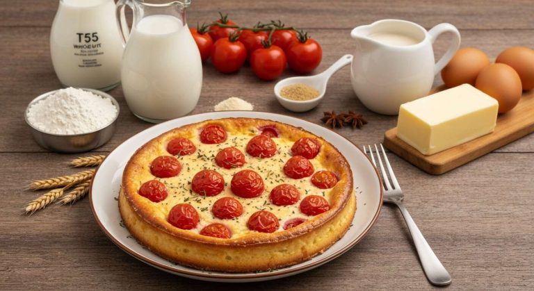 Recette de clafoutis aux tomates cerises