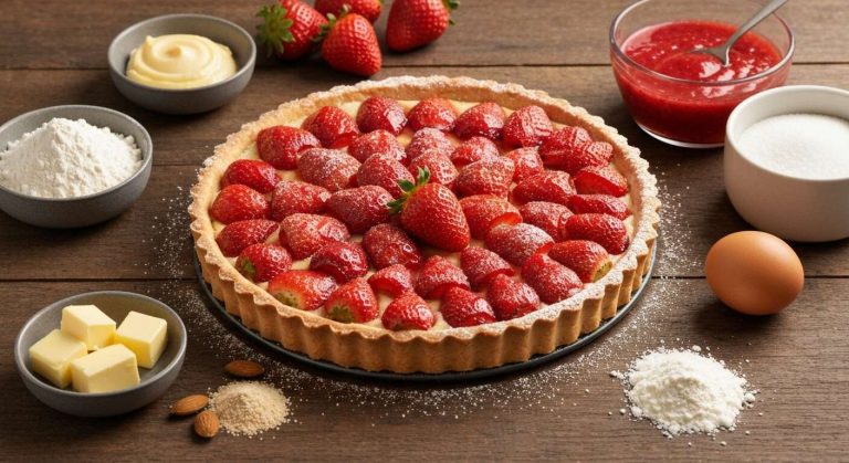 Tarte aux fraises : la recette simple et délicieuse