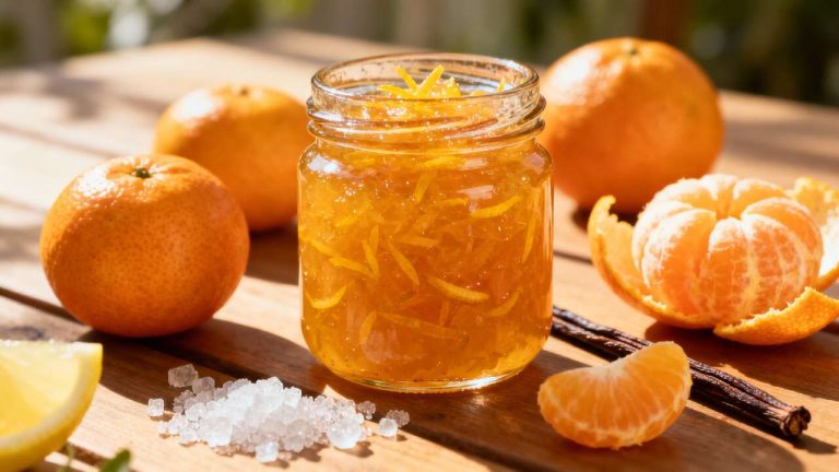 Confiture de mandarine avec la peau : recette facile et savoureuse