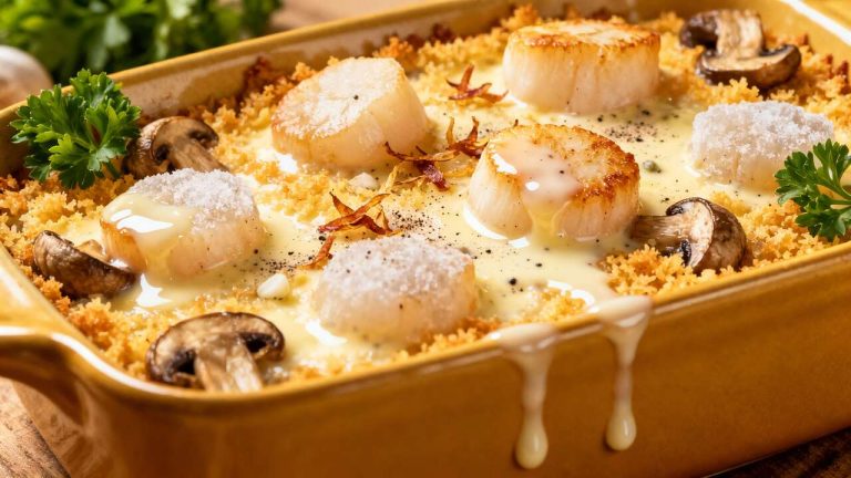 Cassolette de Saint-Jacques : recette Gourmande et Facile