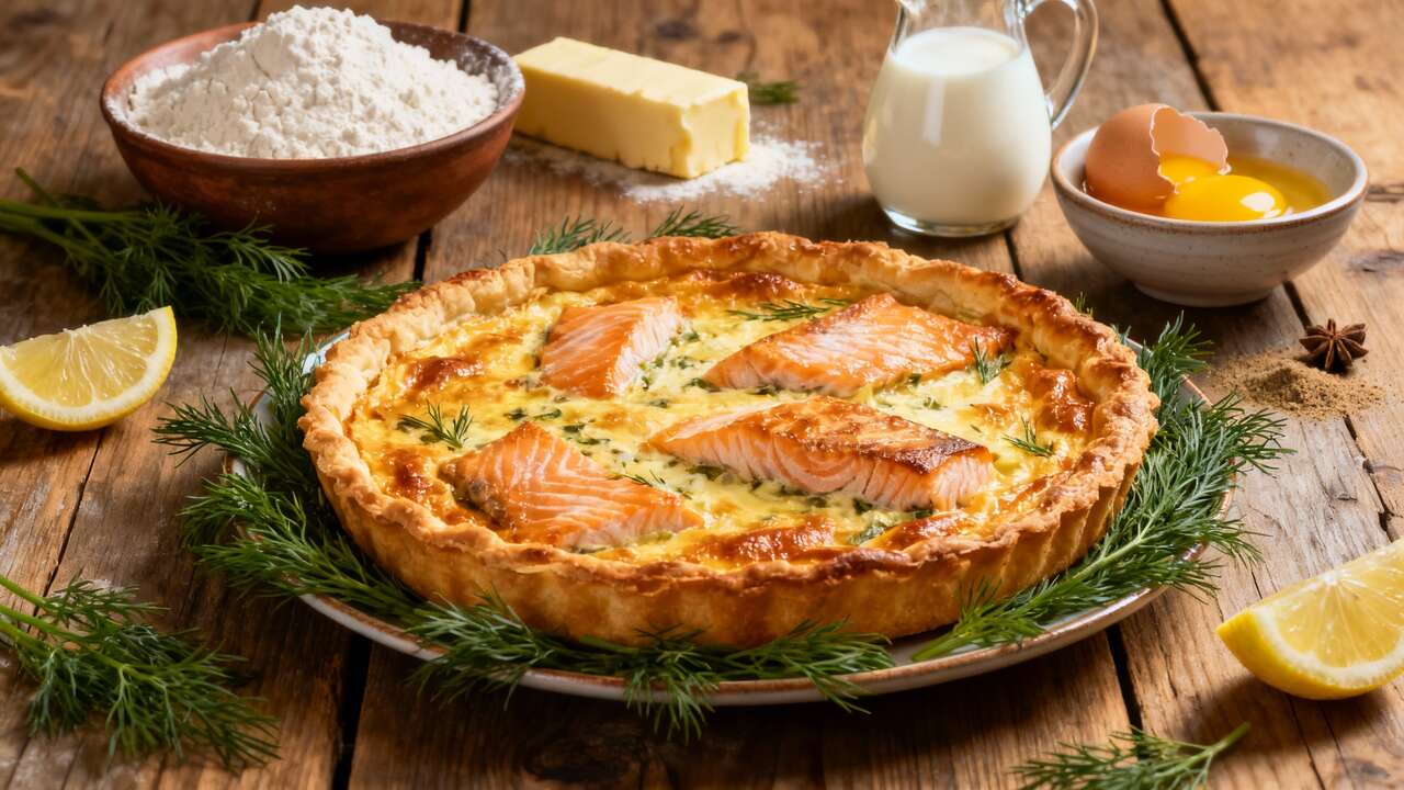 Tarte au Saumon Frais : recette Savoureuse et Facile