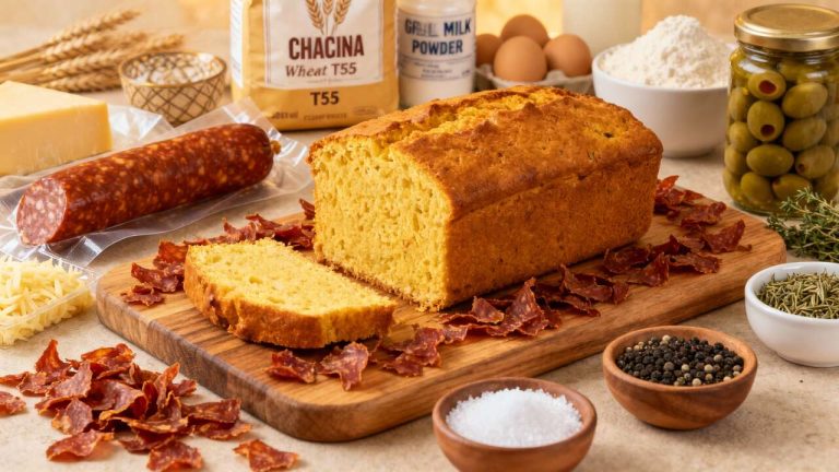 Recette Cake au Chorizo Facile et Savoureux