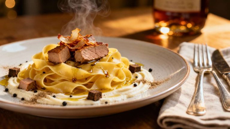 Recette de pâtes au foie gras : une alliance gourmande