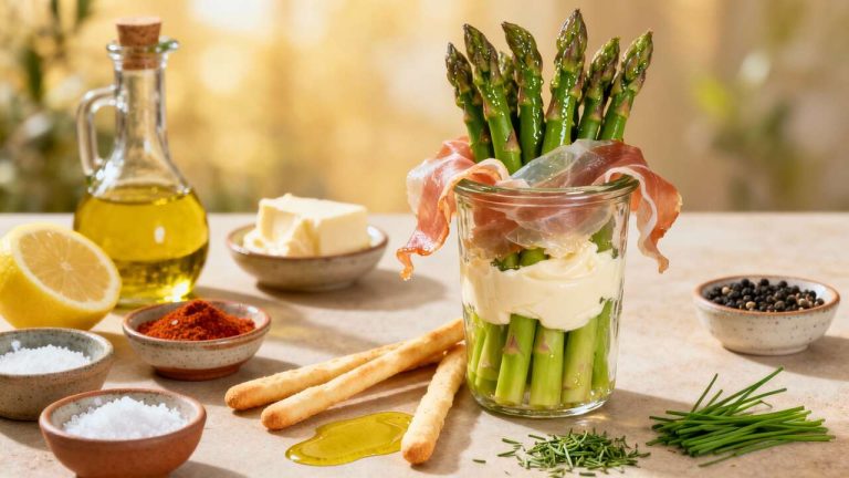 Verrine aux asperges et St Môret : recette facile et gourmande