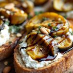 Bruschetta d'automne : topinambours rôtis et ricotta prêts en 10 minutes sans four