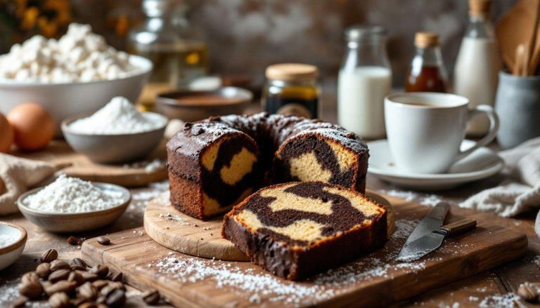 Marbré chocolat-café : voici la version classique mais en version plus gourmande pour novembre