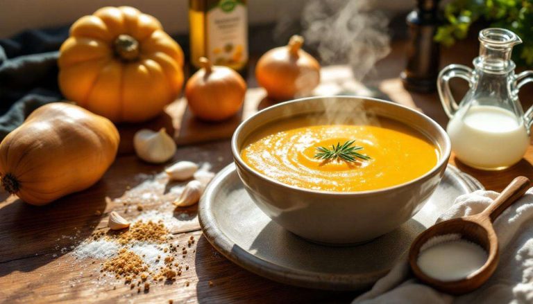 Velouté de butternut au Monsieur Cuisine : recette gourmande étape par étape
