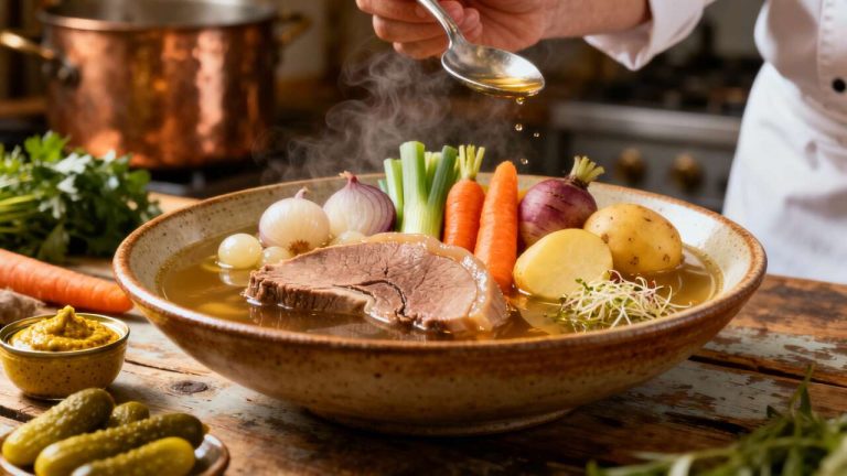 Pot-au-feu à la langue de bœuf : recette traditionnelle et savoureuse